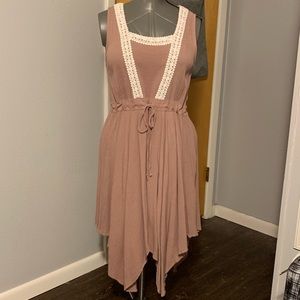 Umgee Asymmetrical Hem Boho Chic sleeveless XL